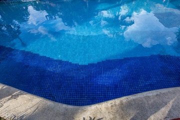 Swimming pool in Cancun, Riviera Maya, Mexico