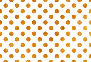 Golden polka dot background.