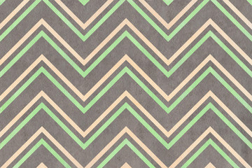 Watercolor stripes background, chevron.