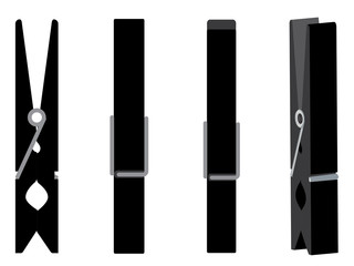 Wooden Clothespin Set