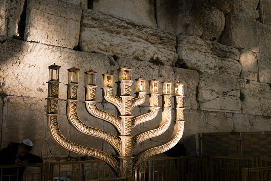 Hanukkah celebrations in Jerusalem