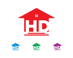 HD Letter House Logo