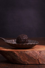 Brazilian chocolate truffle bonbon brigadeiro