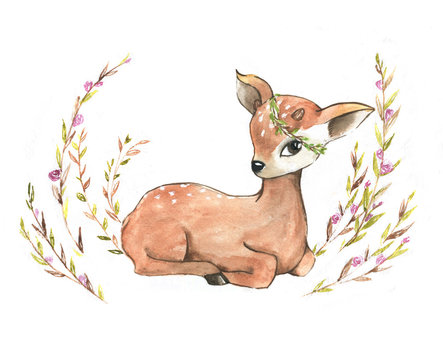 Cartoon Baby Deer Images – Browse 30,617 Stock Photos, Vectors, and Video |  Adobe Stock