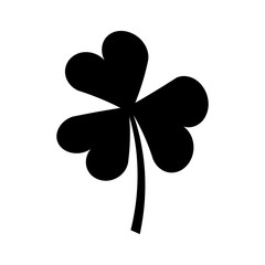 Saint patricks clover icon vector illustration design