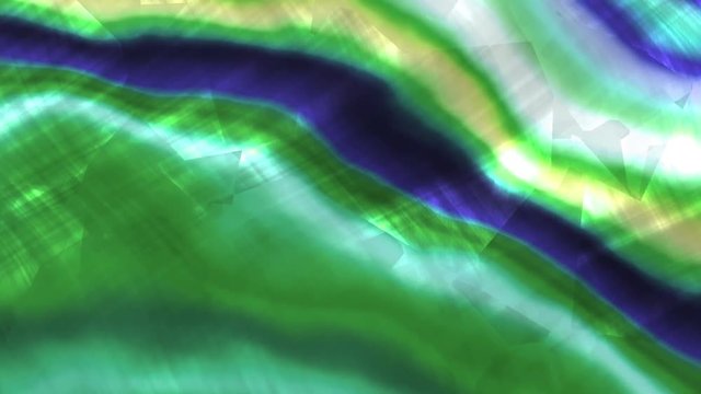 Green and Blue Sea Nacre Wall Slipping  -     Video Footage