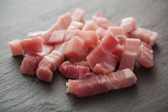Lardons sur ardoise