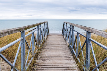 Obraz premium droga na plażę