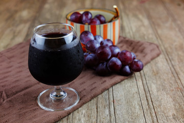 Fresh grape juice.