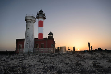 Atardecer en el Faro de El Tostón en El cotillo, Fuerteventura
