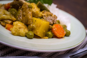 Navratan Chicken Korma