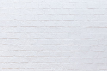  white brick wall texture for background