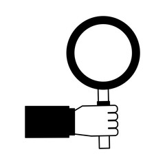 search magnifying glass isolated icon vector illustration design