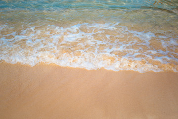 Sea waves on the beach