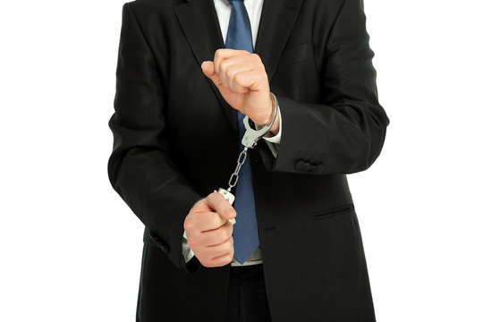 man with handcuffs