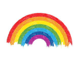 vector colorful rainbow illustration