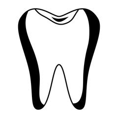 teeth dental care isolated icon vector illustration design