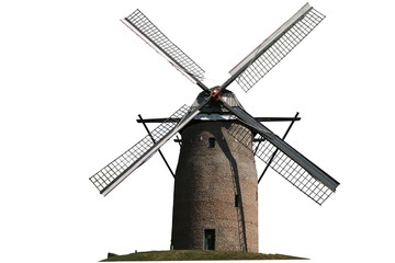 Altde Windmühle freigestellt