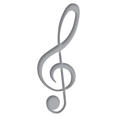 Obraz premium Notenschlüsel