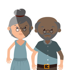 happy family member character vector illustration design