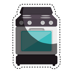 oven kitchen appliance isolated icon vector illustration design