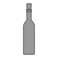 wine bottle kitchen tool isolated icon vector illustration design