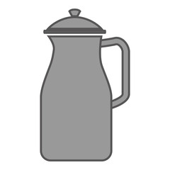 teapot kitchen tool isolated icon vector illustration design