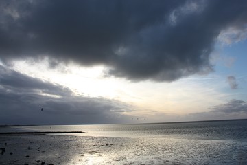 Abendstimmung &uuml;ber Ostfriesland