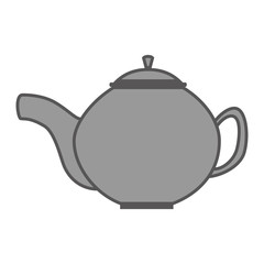 teapot kitchen tool isolated icon vector illustration design