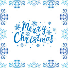 Snowflake frame for Your design