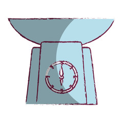 scale kitchen tool isolated icon vector illustration design