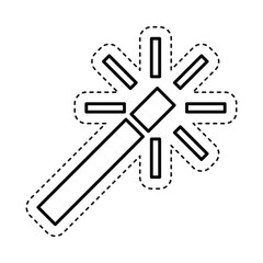 magic wand edit photo vector illustration design