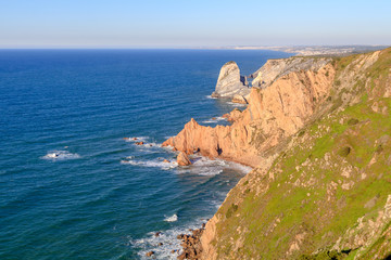 Fototapeta na wymiar Vista do Cabo da Roca em Portugal