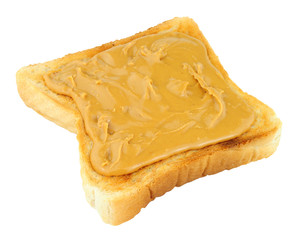 Peanut Butter Spread On Toast