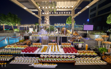Delicious and elegant dessert buffet