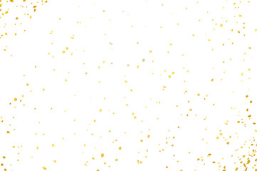 Confetti isolated on white background. Vector abstract colorful backdrop.