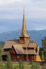 Stavkyrkje, (Stav Church) Lom Norway, 01 August 2016