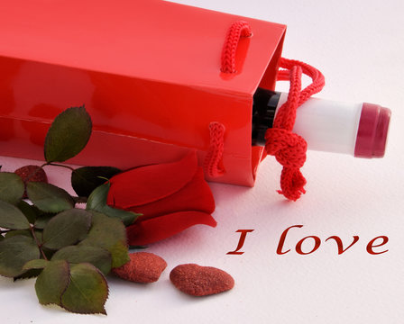 D&iacute;a de San Valent&iacute;n en rojo.
Preparando la celebraci&oacute;n del d&iacute;a de San Valent&iacute;n
