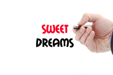 Sweet dreams text concept