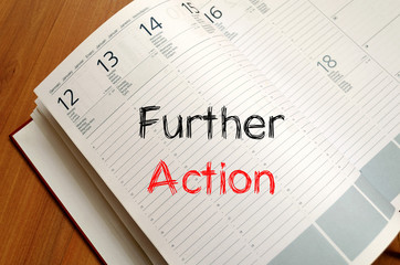 Further action concept on notebook