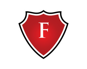 F Letter Shield Logo