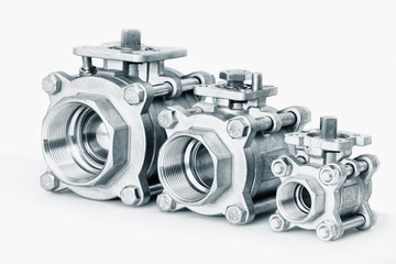 Group 3 valves, different sizes