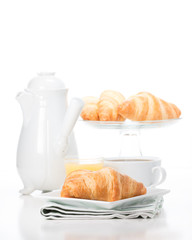 Buttery Fresh Croissants Portrait