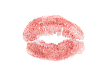 lips with lipstick mark