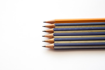Close-up of black pencils