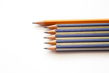 Close-up of black pencils