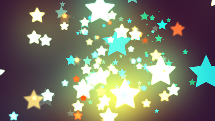 Stars Polygon Colorize Particles