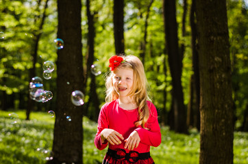 fun with soap bubbles