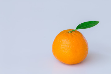 Orange fruit isolated on white background