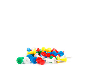 colored drawing pins office supplies stationery